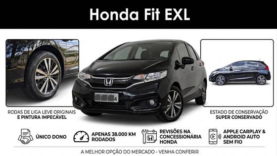 HONDA FIT 1.5 EXL 16V FLEX 4P AUTOMÁTICO